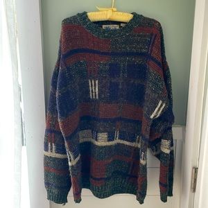 Men’s multicolored pullover sweater